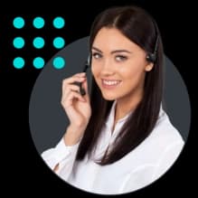 Woman on phone - Mondo Chat Customer Service