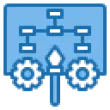 Ein Rahmen-Symbol, das ein System darstellt.